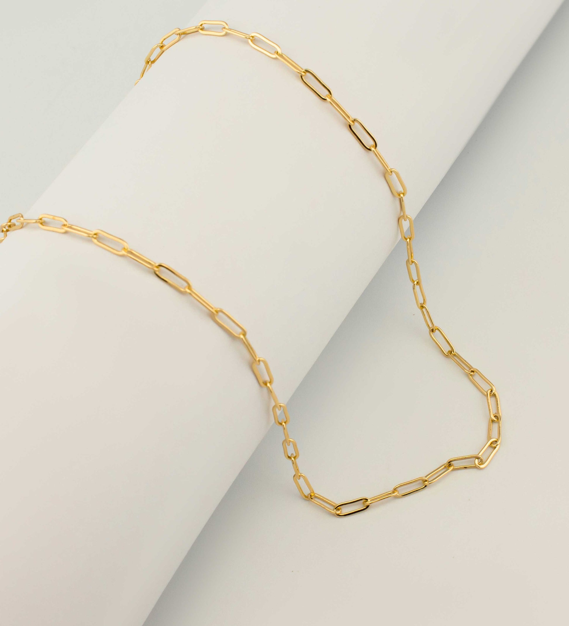 paperclip-link-necklace