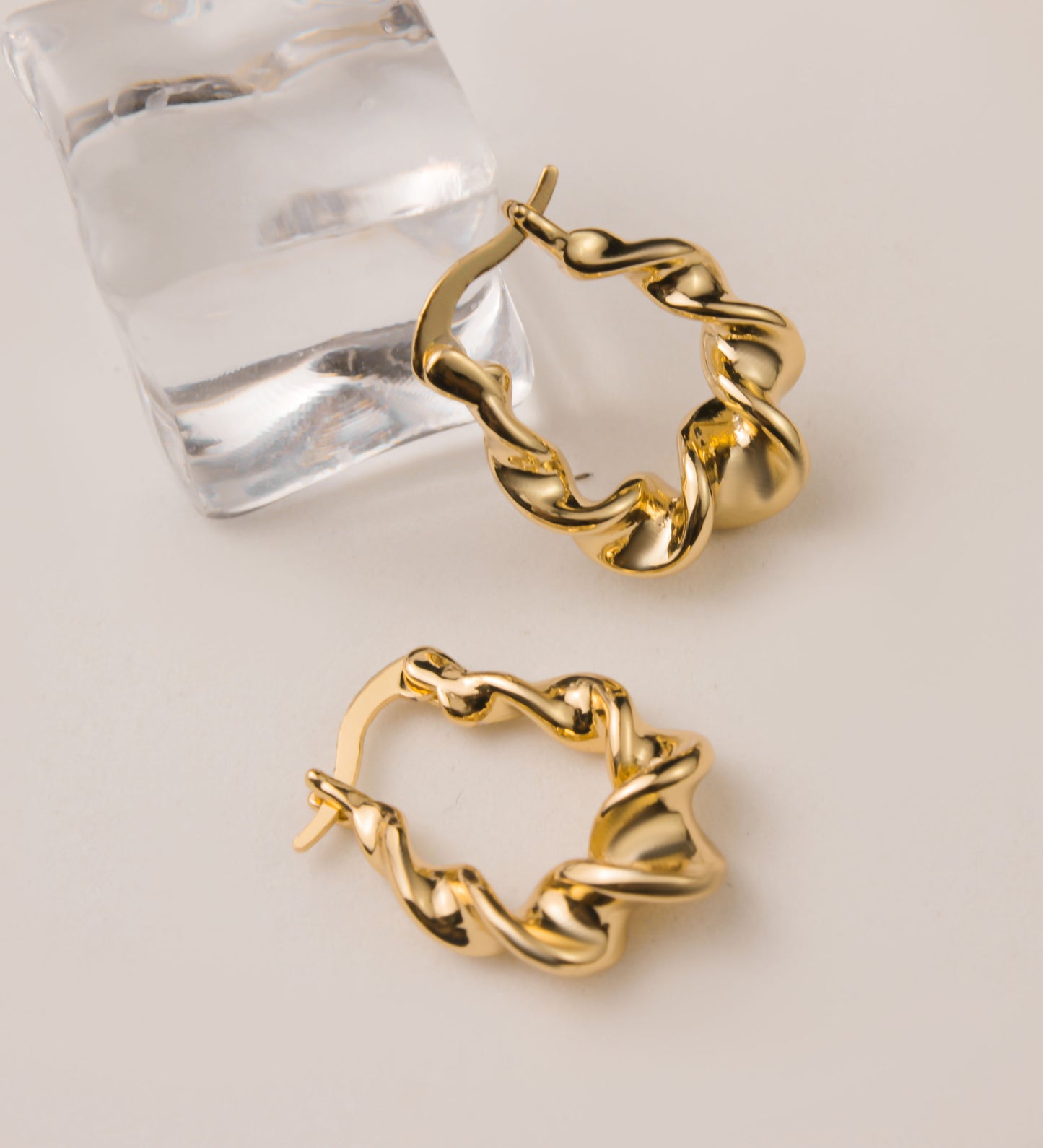 Goldplated Chunky Hoops